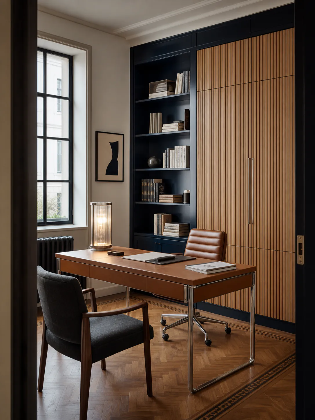 Art Deco Home Office interior in art deco style